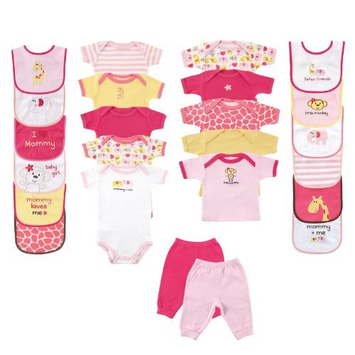 Luvable Friends Unisex Baby Layette Gift Cube