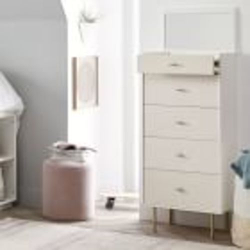 Modernist 5-Drawer Jewelry Dresser (23") - Winter Wood