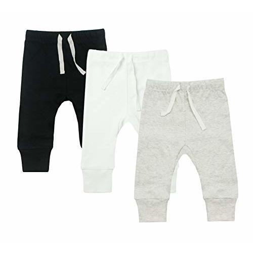 HonesBorn AIUI-HARNSBORN Baby Unisex 3-Pack Flexy Pants and Leggings