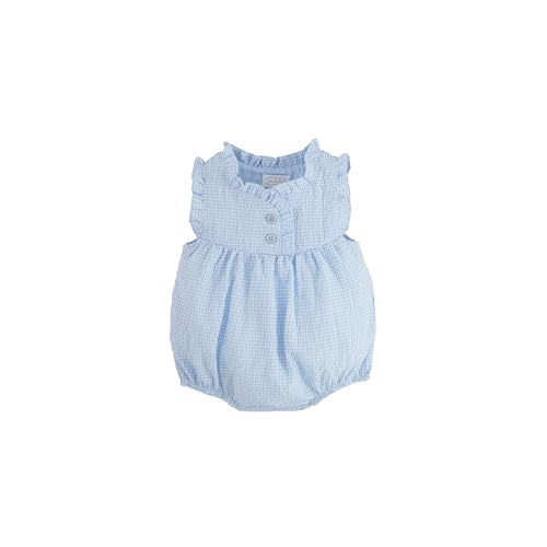 Mud Pie Baby Girls Children's Blue Check Bubble