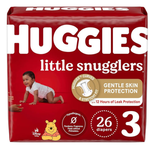 Huggies Little Snugglers Diapers - Size 3- 26ct