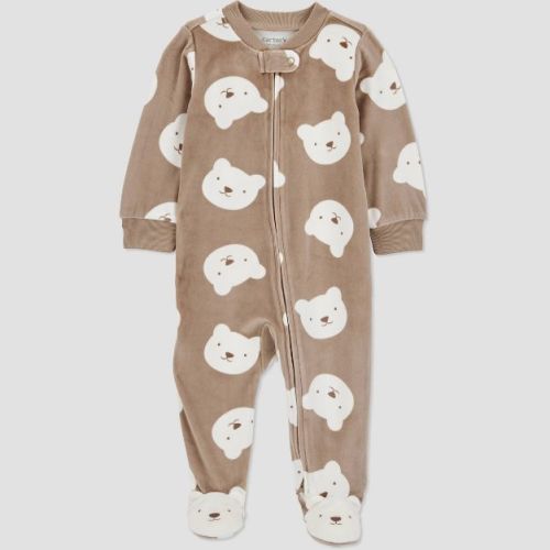 Carter's Just One You® Baby Boys' Bears Sleep N' Play - White/Brown