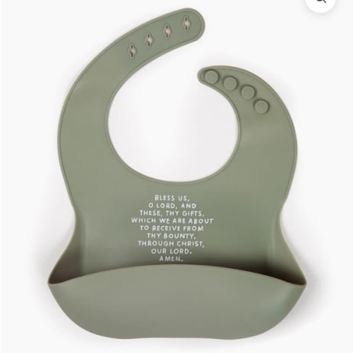 Meal Blessing Silicone Bib