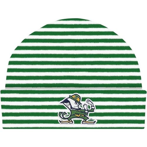 Creative Knitwear College Baby Striped Knit Cap - Team Logo, Multiple Colors for Baby Boys & Girls, (0-3 Months)