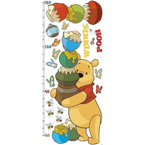 RoomMates Growth Chart RMK1501GC: Winnie Pooh Peel & Stick Inches