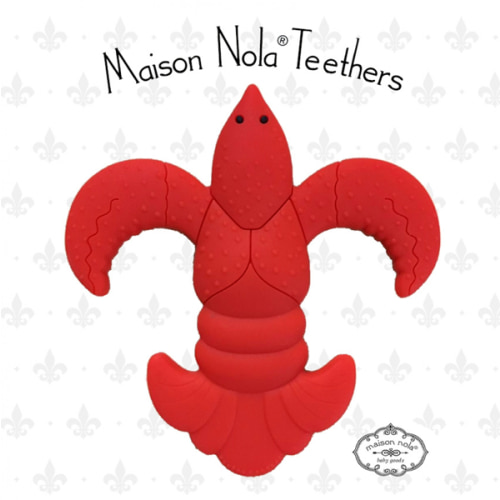 Crawfish Silicone Teether | Maison Nola