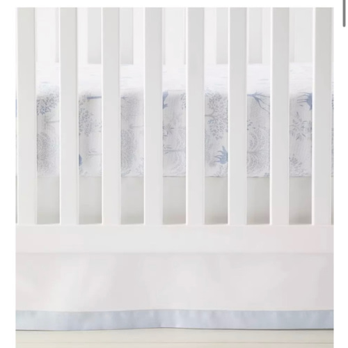Border Frame Crib Skirt | Serena and Lily