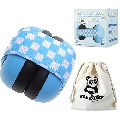 PandaEar Baby Ear Protection, Noise Cancelling Headphones EarMuffs for Babies & Toddlers 0-3 Years