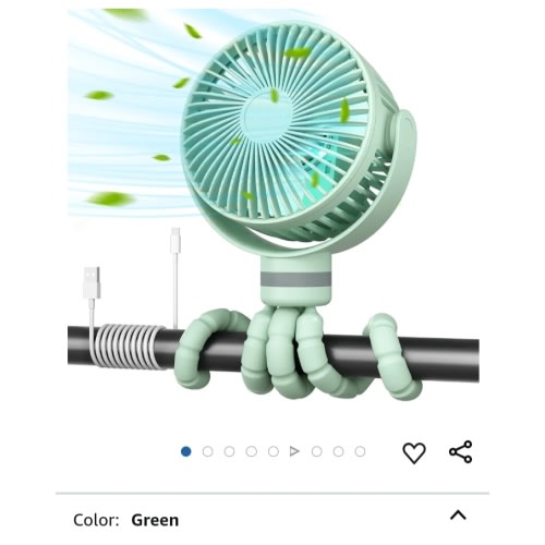 Amazon.com: Momcozy 8000mAh Portable Stroller Fan, 27H Ultra-long Battery Life Detachable 4 Speed 360°Rotate LED Night Light with 2 Modes, USB Rechargeable Handheld Cooling Fan for Travel/Car Seat/Bedroom : Baby