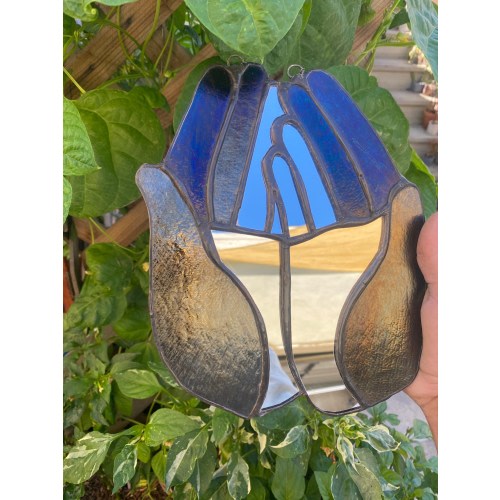 Stained Glass Open Hands