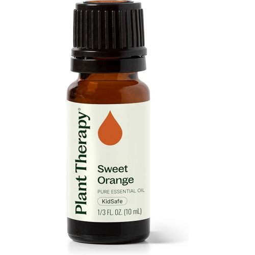 Plant Therapy Sweet Orange Essential Oil 100% Pure, Undiluted, Natural Aromatherapy, Therapeutic Grade 10 mL (1/3 oz)
