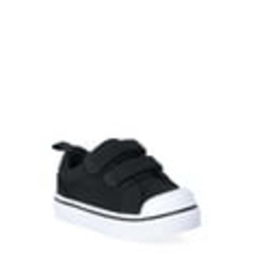 Wonder Nation Baby Boy Canvas Bump Toe Sneakers