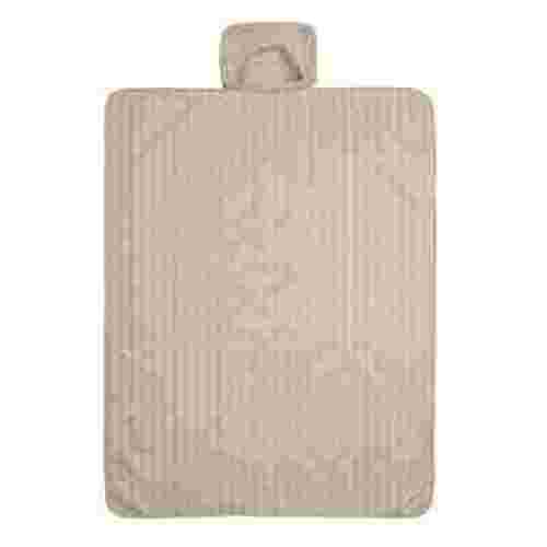 Mainstays Outdoor Beach Blanket (Sandproof, Water-Resistant), Beige Stripe - 59"x79"