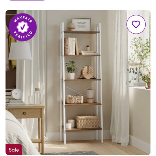 Leaning Bookcases & Ladder Shelves | Wayfair