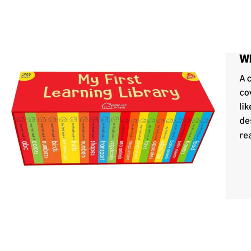 My First Complete Learning Library: Boxset of 20 Board Books Gift Set for Kids
