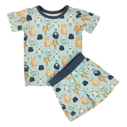 Snuggle Spooks Bamboo Shorts Set