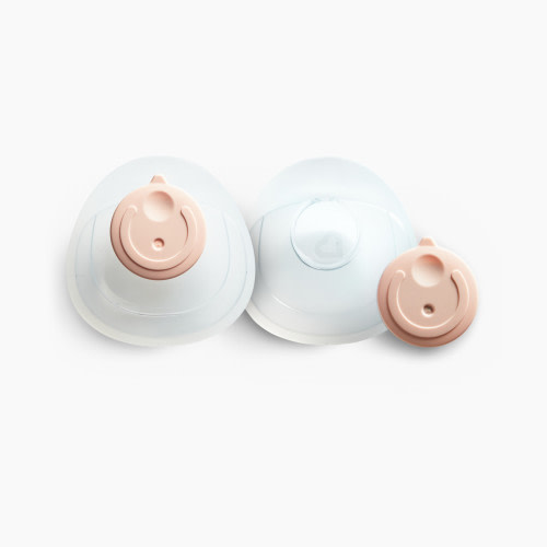 Munchkin Silicone Breast Milk Collector Cups with Storage Plug (2 Pack)