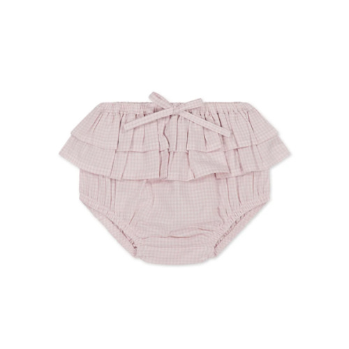 Organic Cotton Sydney Bloomer - Mini Woven Gingham Violet