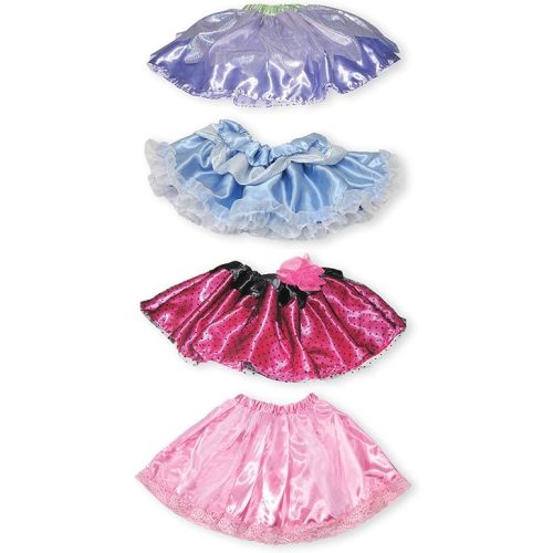 Melissa & Doug Role Play Collection - Goodie Tutus! Dress-Up Skirts Set (4 Costume Skirts)