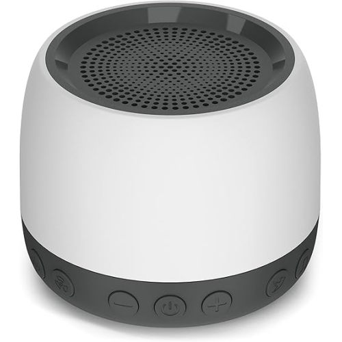 elesories White Noise Machine, Sound Machine with13 Non Looping Natural Soothing Sounds for Adults Baby Sleeping, Also Be Used as a Multifunctional Speaker for Home, Office Privacy | Nursery | Travel…