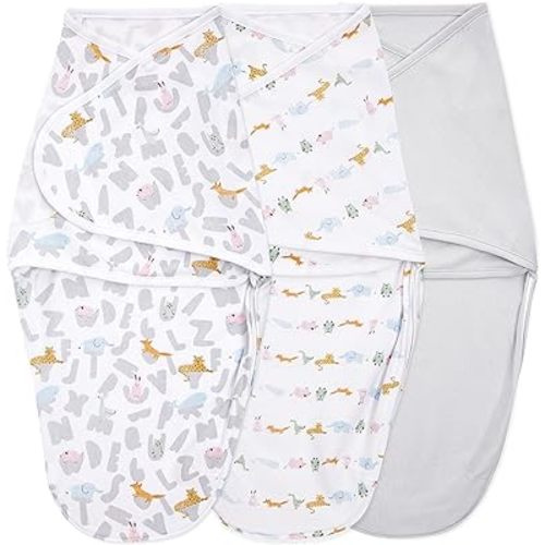 aden + anais Essentials Easy Wrap Swaddle - Easy Swaddle Newborn Swaddle Sack, Baby Swaddles, Sleep Sack Wearable Blanket