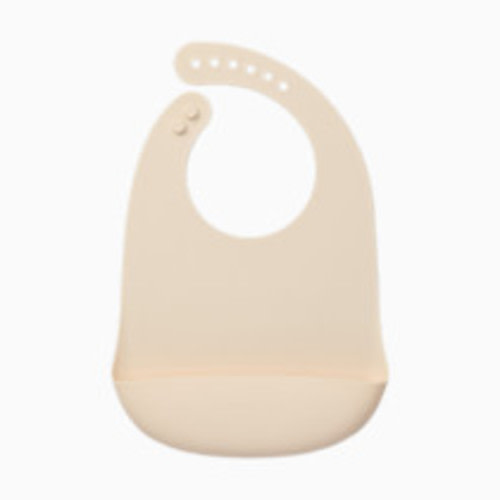 Loulou Lollipop LFGB Certified Silicone Bib 2.0 - Coconut Milk