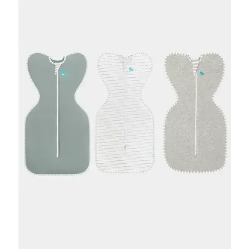 Swaddle Up Starter Bundle Size: Small Colors: Deep Olive, Gray, & White Dreamer