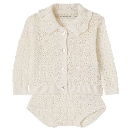 Baby Rompi cardigan and bloomers set