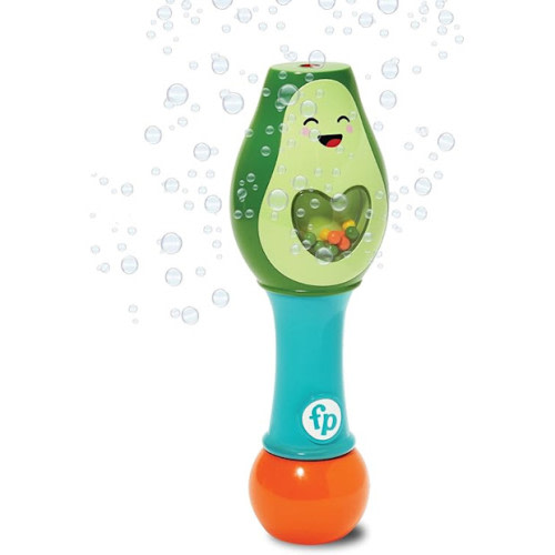 Little Kids Fisher-Price Toddler Toy Shake and Go Bubble Maraca 2-in-1 No Spill Bubble Wand