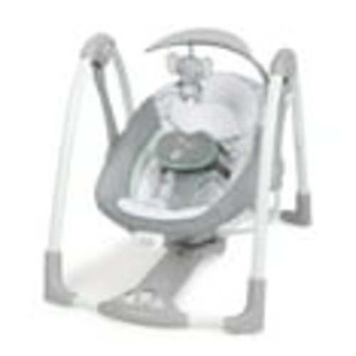 Ingenuity 2-in-1 Portable Baby Swing & Infant Seat with Vibrations, Music, USB - Unisex