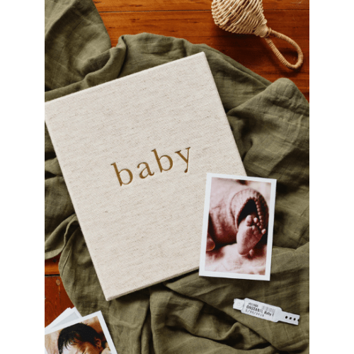 WRITE TO ME Baby + Bump Oatmeal Bundle