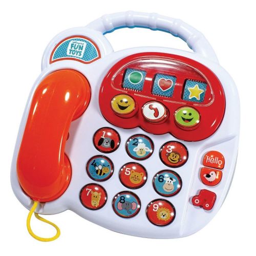 Nothing But Fun Toys Fun Time Musical Telephone with Lights & Sounds