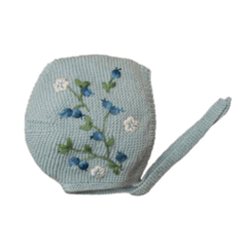 Blueberries bonnet (Cotton) - Duck Blue