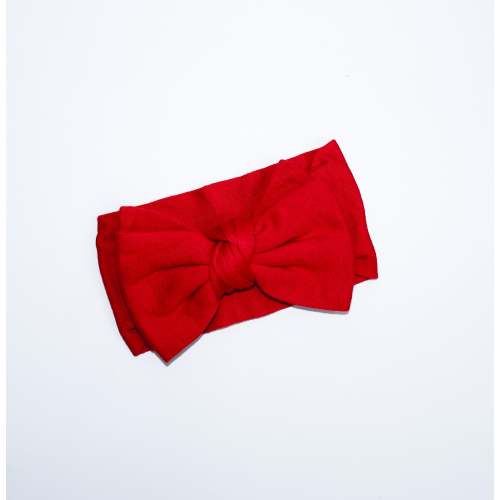 FINE KNIT BOW | CHRISTMAS RED