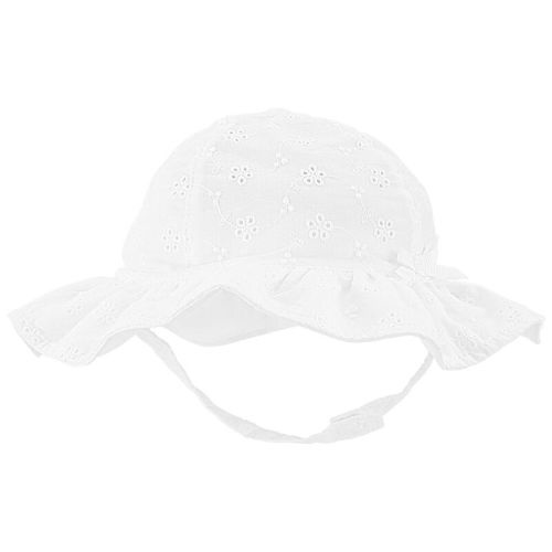 White Baby Eyelet Bucket Hat | carters.com
