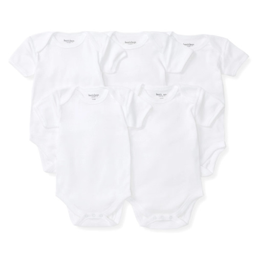 Bee Essentials Organic Short Sleeve Baby Bodysuit 5 Pack | Burt's Bees Baby®