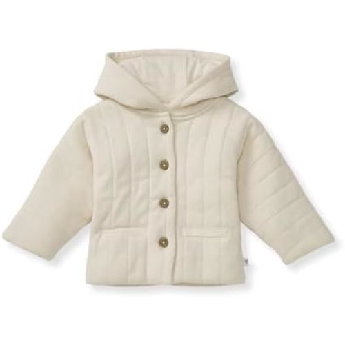 Burt's Bees Baby Unisex Baby Organic Cotton Hooded Quilted Jacket