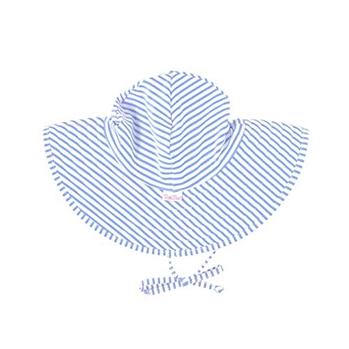 RuffleButts® Baby/Toddler Girls UPF 50+ Sun Protective Wide Brim Swimwear Sun Hat