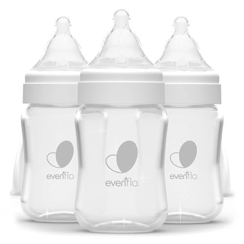 Feeding Balance + Wide Neck Glass Bottles, 6oz 3 Pack