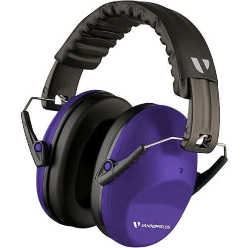 Vanderfields Hearing Protection Ear Muffs for Noise Reduction, 26dB Certified, Noise Cancelling Safety Ear Protection for Shooting, Adult Headphones for Lawn Mowing, DIY, Construction, Woodworking