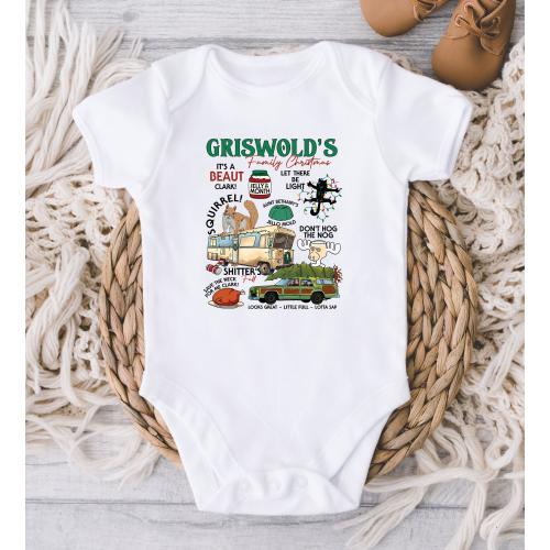 Christmas Vacation Baby ONESIES® Brand Bodysuit - Griswold's Family Christmas Vacation Bodysuit - Funny Baby Holiday Outfit First Christmas
