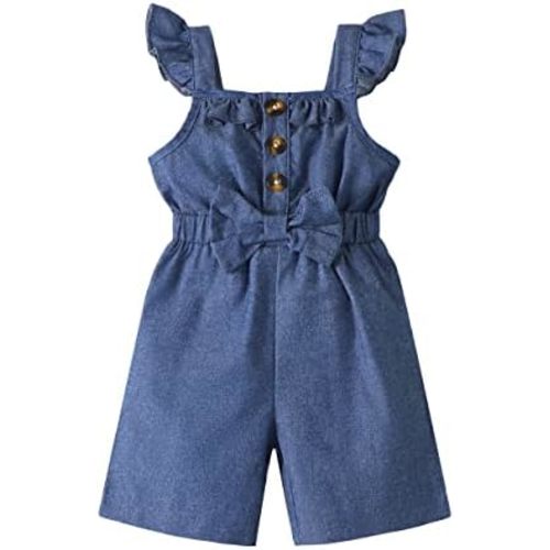 XUANHAO Baby Girl Clothes 12 18 24 Months Outfits For Girls Infant Toddler Girls' Clothing Ruffle Girls Pants Sets 6M-4T