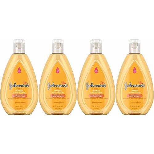 Johnson's Baby Shampoo, Travel Size, 1.7 Ounce (Pack of 4)