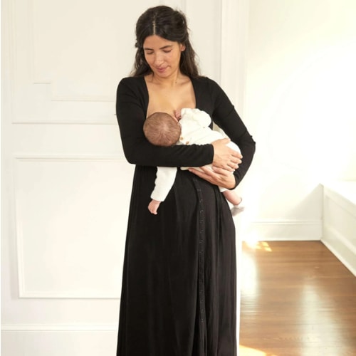 The Softest Rib Nursing Dress