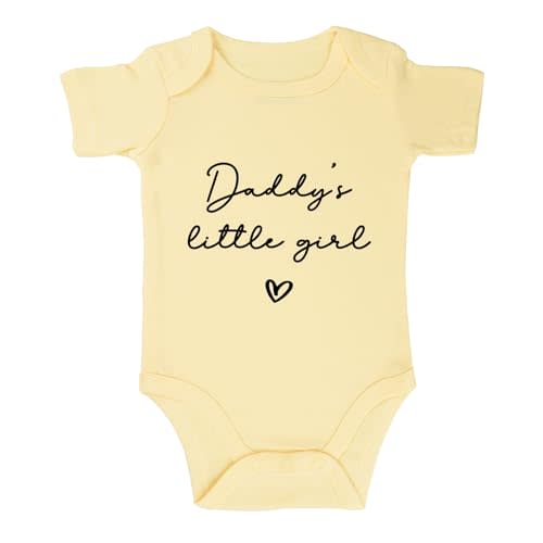 SproutJoy Daddy's Little Girl Baby Bodysuit Daddys Little Girl Baby Bodysuit Daddy Girl Baby Outfits Baby Girl Romper