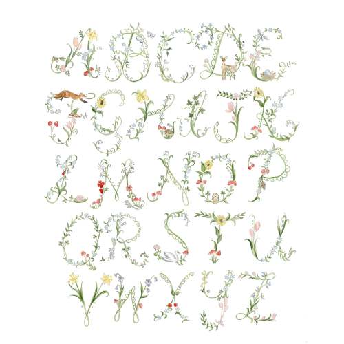 Alphabet of Oddities Print