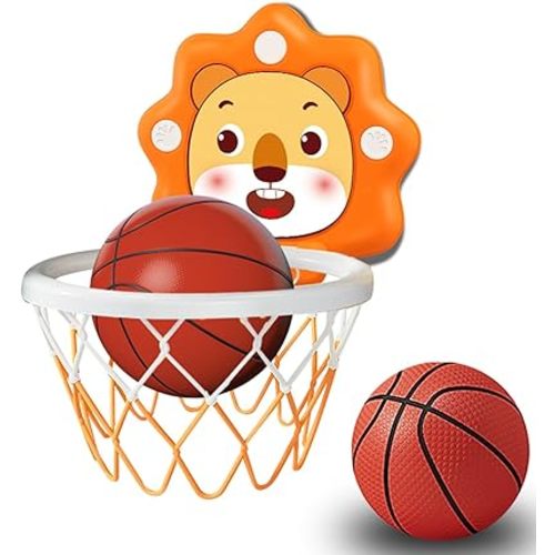 Toddler Kids Basketball Hoop Indoor Toys,Scoreboard Portable Design Adjustable Height,Christmas Birthday Baby Toddler Kids Boys Small Mini Basketball Hoop Gifts Toys