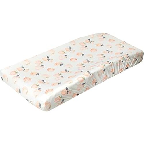 Copper Pearl Premium Knit Changing Pad Cover Soft, Stylish, and Universal Fit for All Standard Diaper Changing Pads, Trendy Design Changing Pad Covers, Caroline