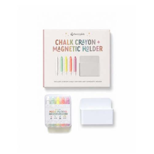 Dustless Chalk Crayons + Magnetic Holder Bundle for Magic Playwall – Cherrypick