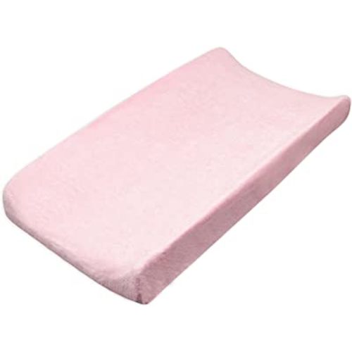 HonestBaby unisex baby Organic Terry Cotton Changing Pad Cover, Light Pink, One Size US